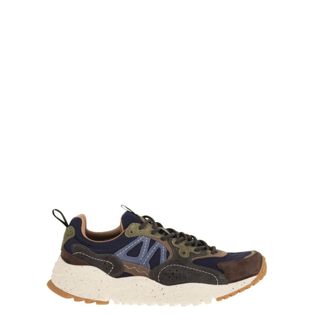 Flower Mountain Men Solin Man - Sneakers In Suede And Technical Fabric